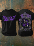Men's Retro Black Sabbath Print T-Shirt