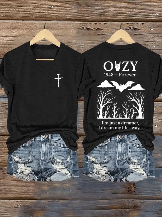 Women's Rock Legend Memorial V-Neck T-Shirt