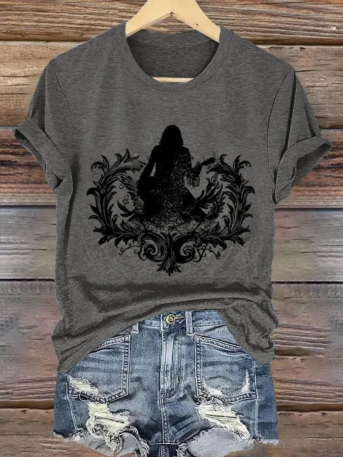 Retro Prince Of Darkness Print T-Shirt Print T-Shirt