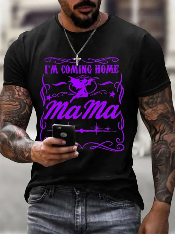 Men's The Father of Heavy Metal Printed Casual T-Shirt