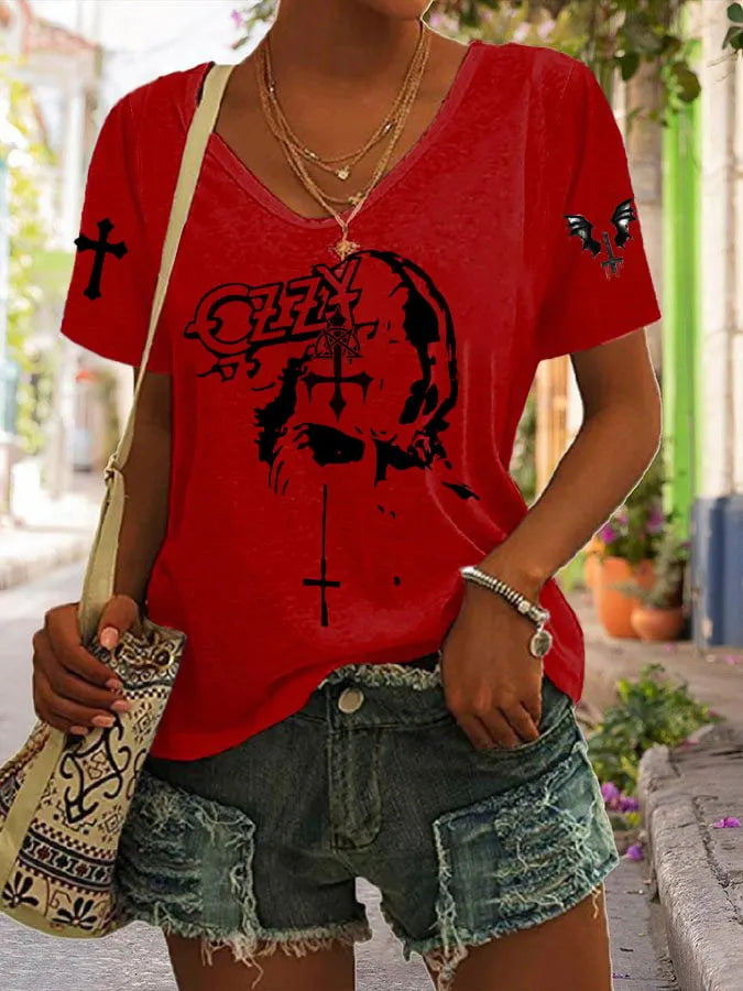 Women's The Father of Heavy Metal Print T-Shirt