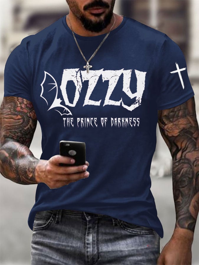 Men's Retro The Father of Heavy Metal Short Sleeve Tee
