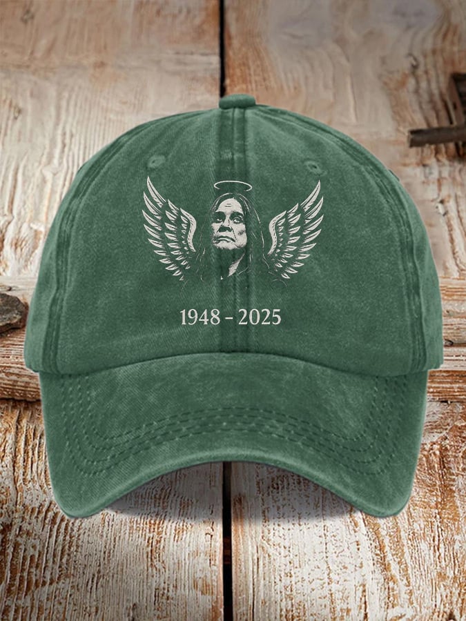Retro Rip Prince Of Darkness Print Baseball Cap