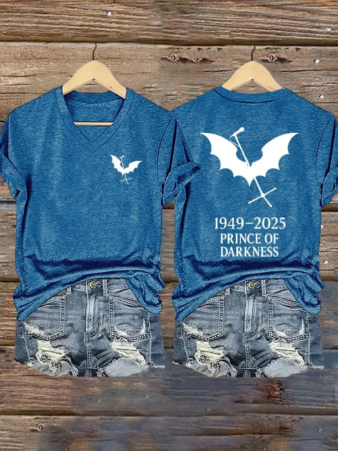 Women's Prince of Darkness Printed Casual T-Shirt