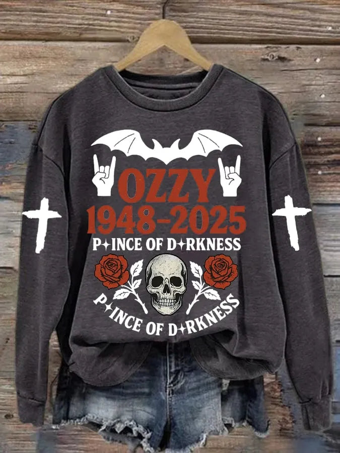 Women's Rock Legend Memorial Printed Casual Sweatshirts