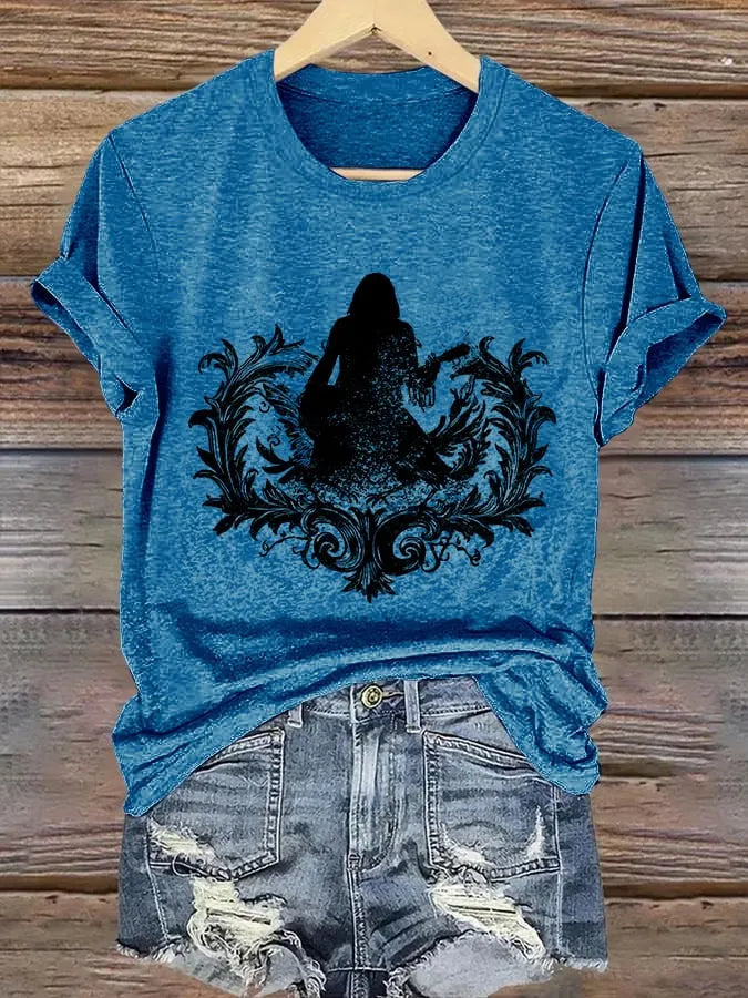 Retro Prince Of Darkness Print T-Shirt Print T-Shirt