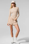 RIBBED MODAL LONG SLEEVE