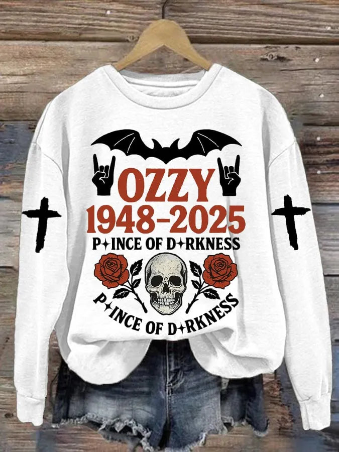 Women's Rock Legend Memorial Printed Casual Sweatshirts