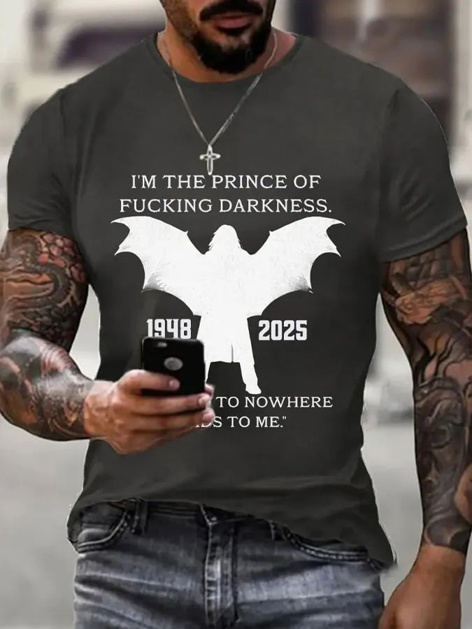 Men's Prince of Darkness Print T-Shirt