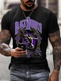 Men's The Father of Heavy Metal Printed Casual T-Shirt