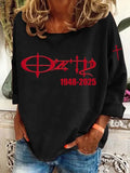 Women's Hot Singer Heat Transfer Casual Sweatshirt