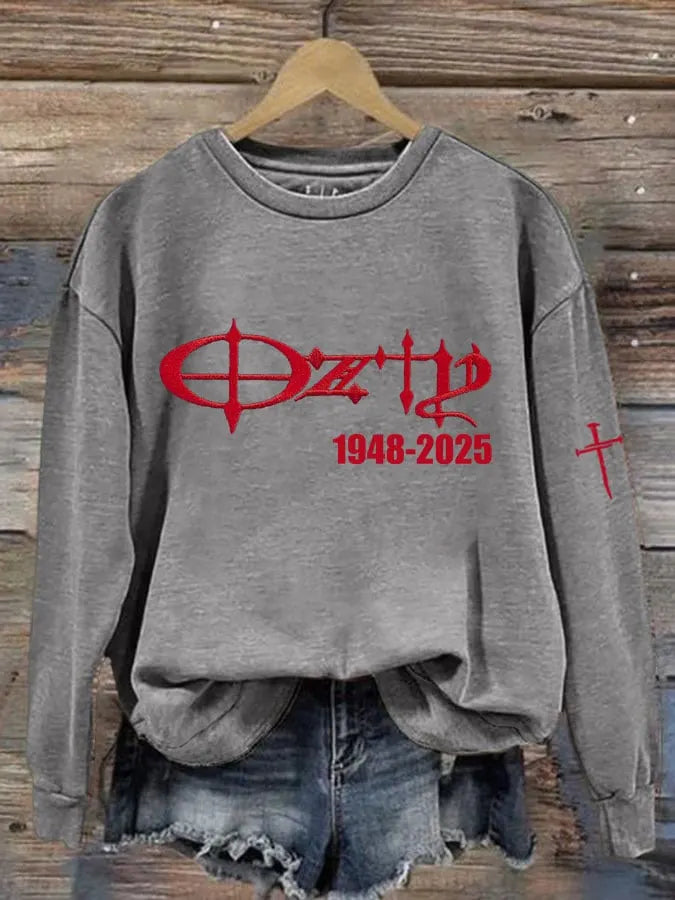 Women's Rock Legend Memorial Printed Casual Sweatshirts