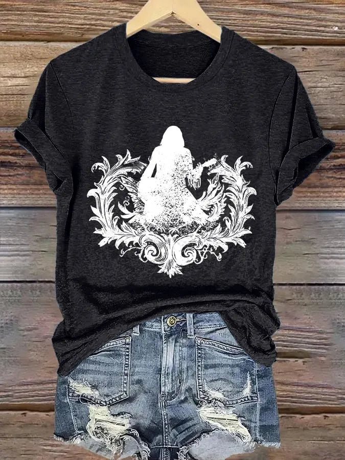 Retro Prince Of Darkness Print T-Shirt Print T-Shirt