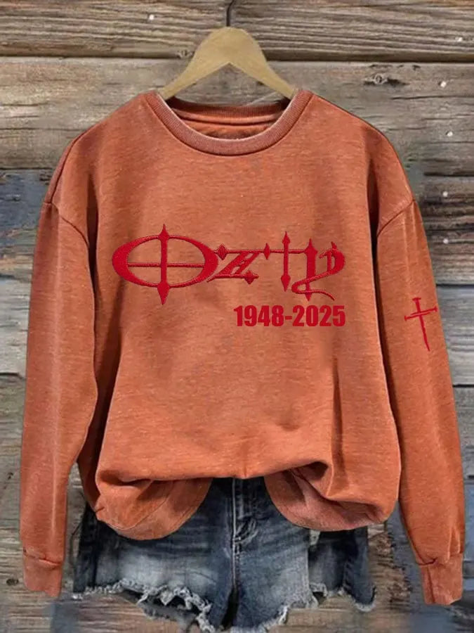 Women's Rock Legend Memorial Printed Casual Sweatshirts