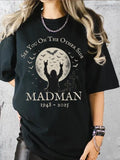 Women's Rock Legend Memorial Print Casual T-Shirt