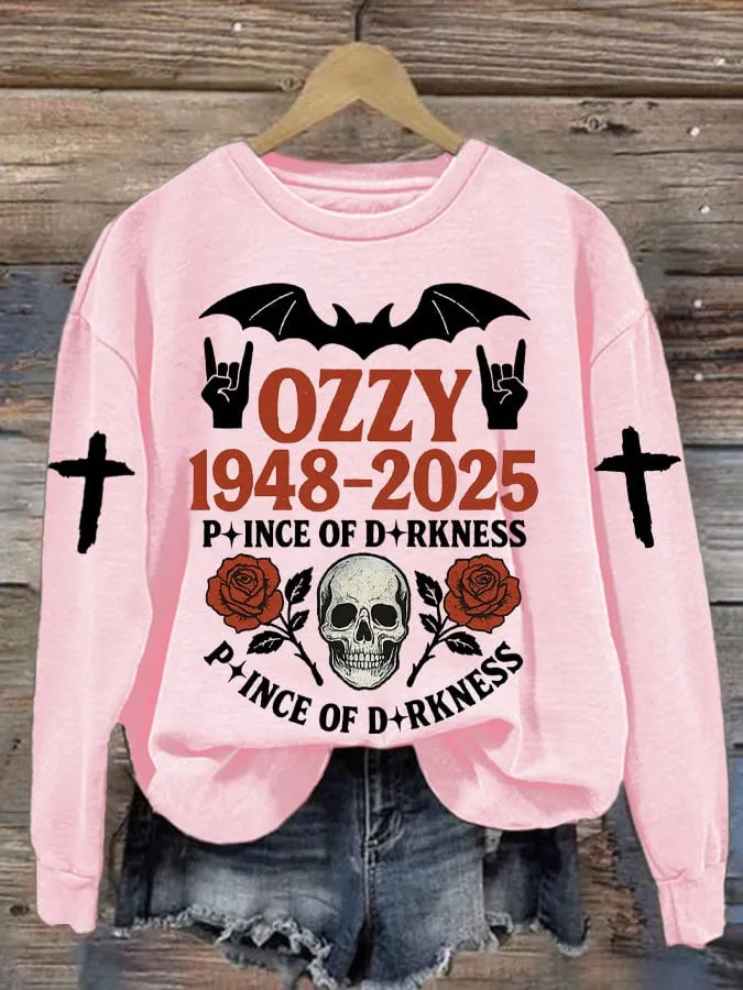 Women's Rock Legend Memorial Printed Casual Sweatshirts