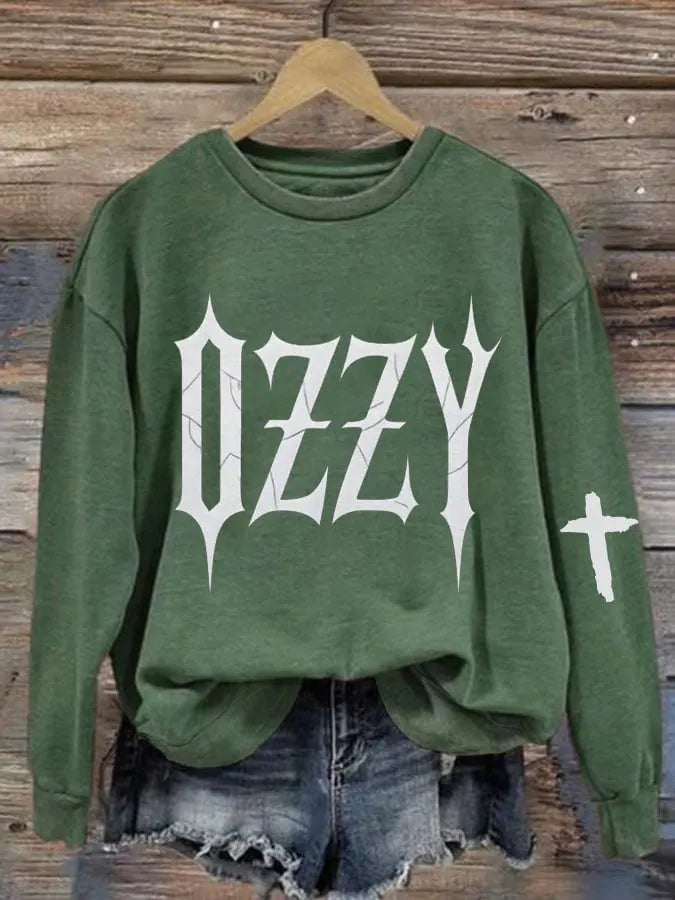 Women's Rock Legend Memorial Printed Casual Sweatshirts